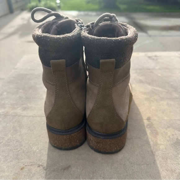 Earth Elements Tessa Lace Up Combat Hiker Boots Leather Mushroom Size 11 EUC - Picture 4 of 10